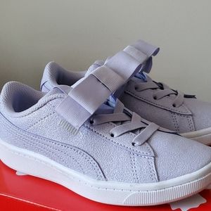 PUMA Vikky V2 Ribbon Glitz Girl shoes Size 1C